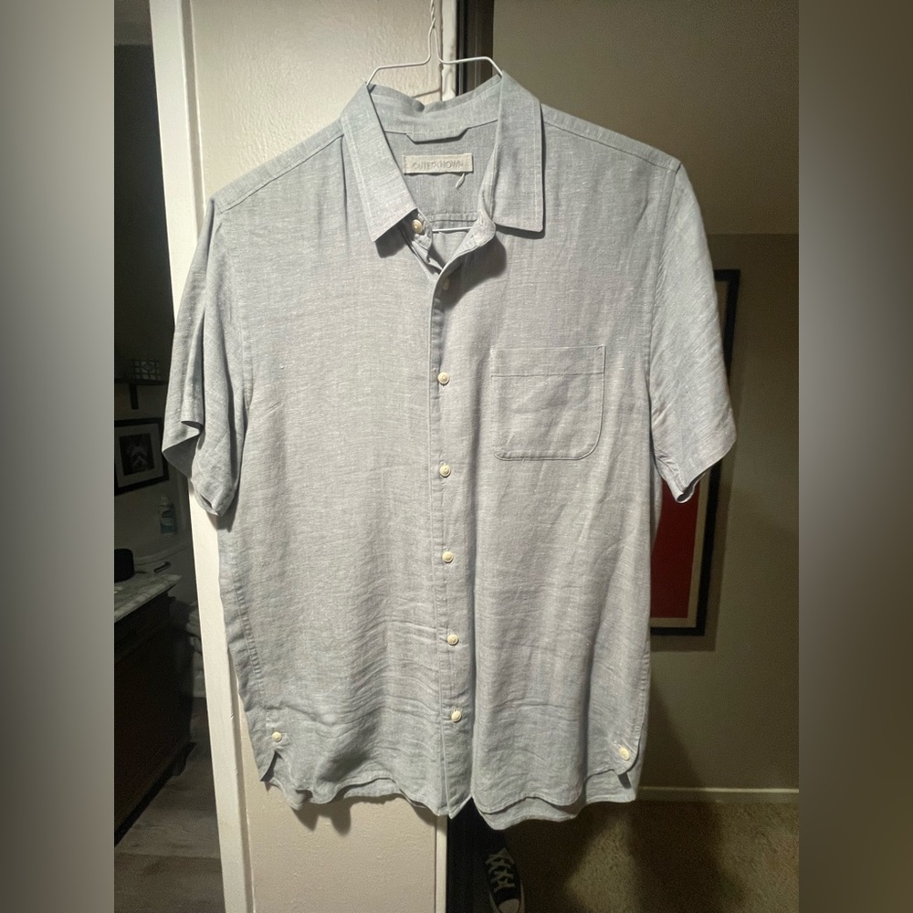 Outerknown S/S Shirt Light Blue M